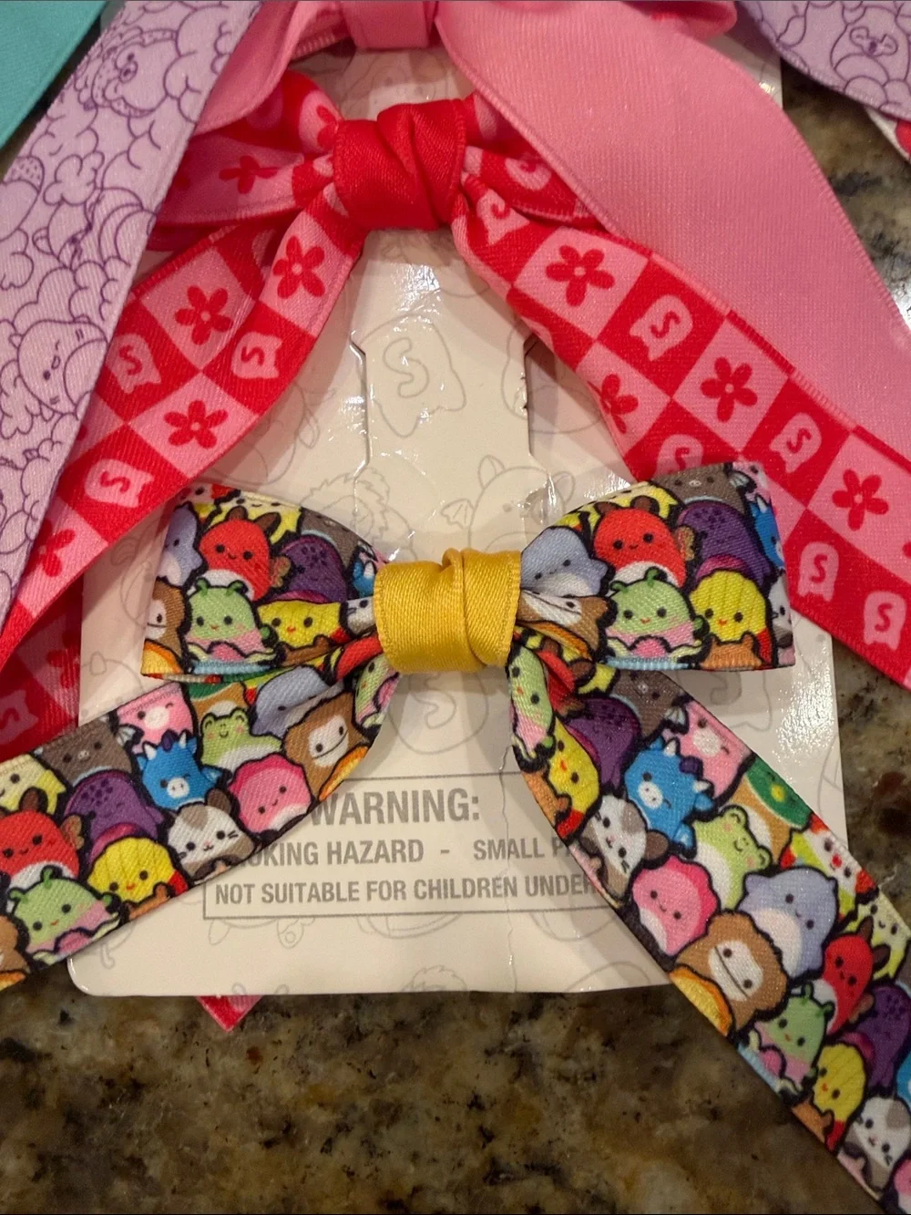 Squishmallows kids bow